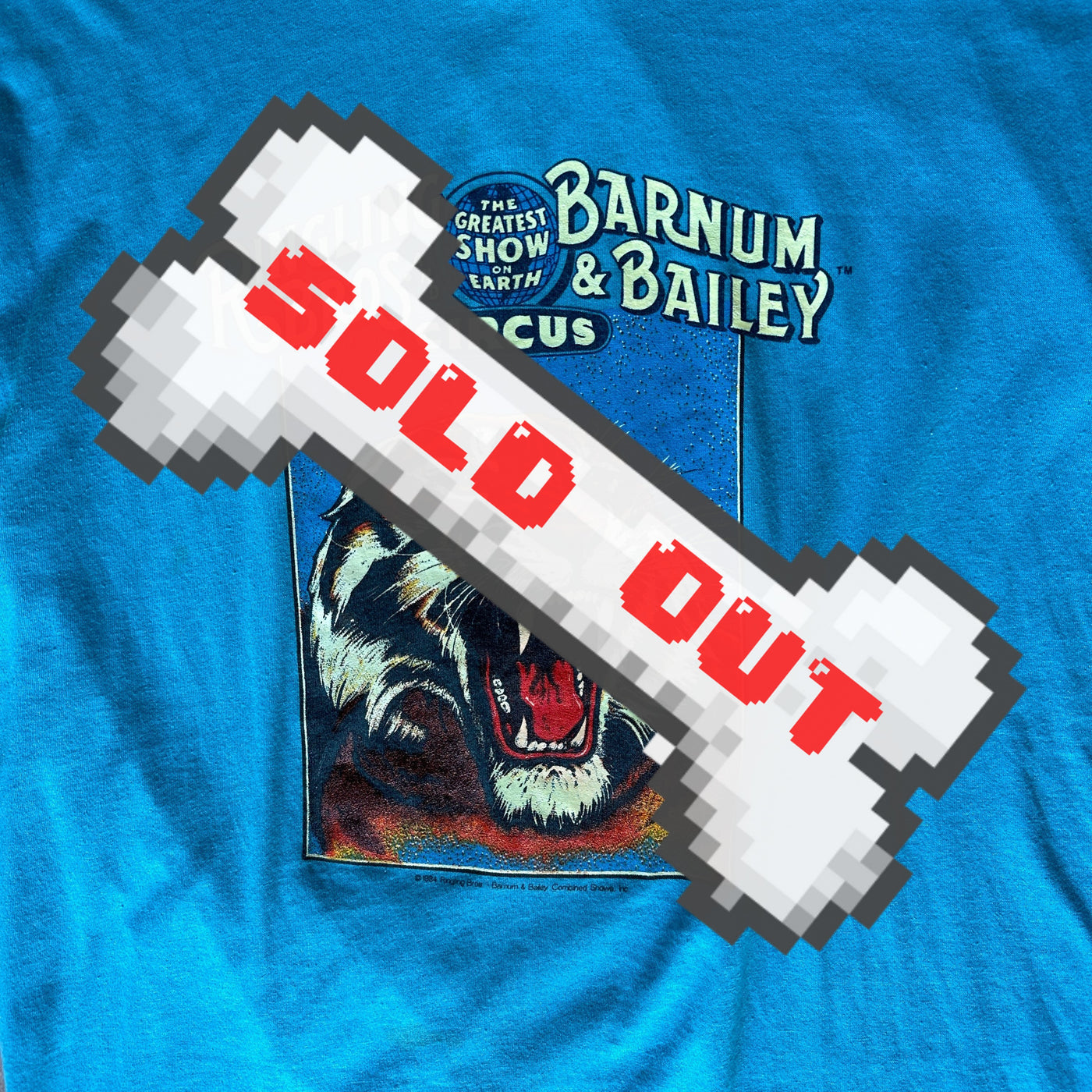 1984 Turquoise “Ringling Bros. and Barnum & Bailey Circus” T-Shirt