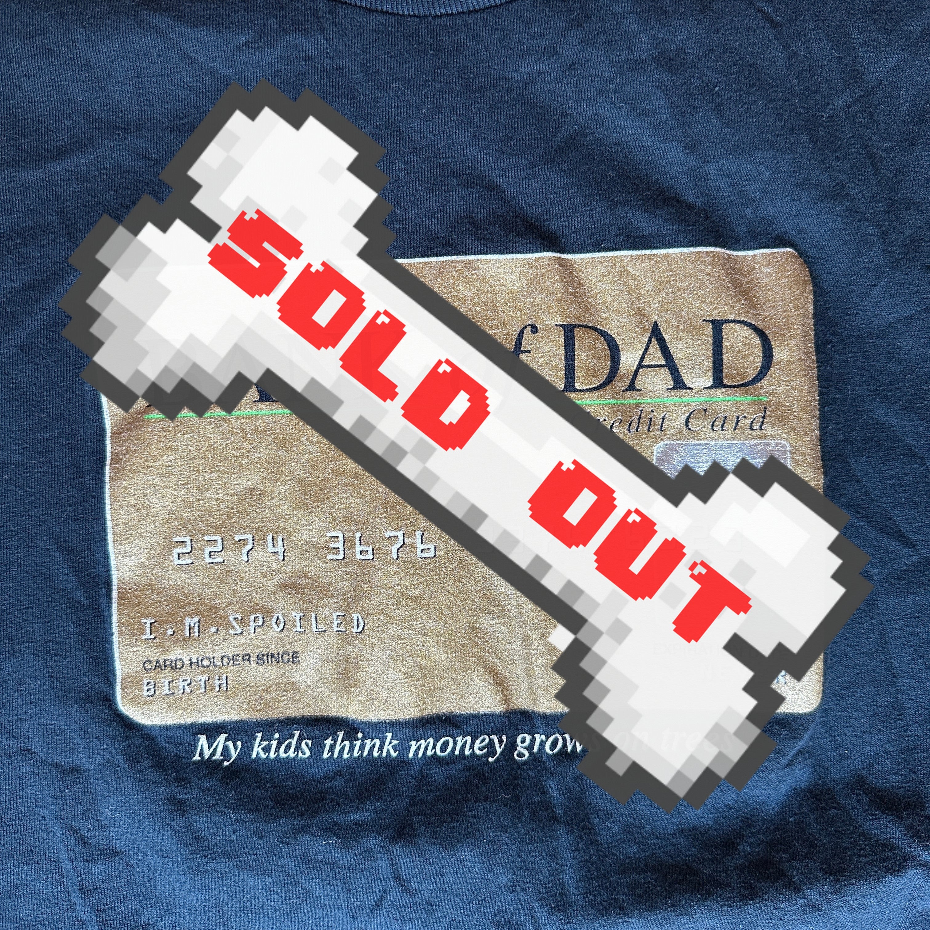 2000s Navy Blue “Bank of Dad” T-Shirt