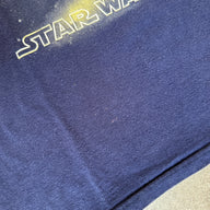 2000s Navy Blue Star Wars Lucasfilm Ltd. Anakin Skywalker T-Shirt
