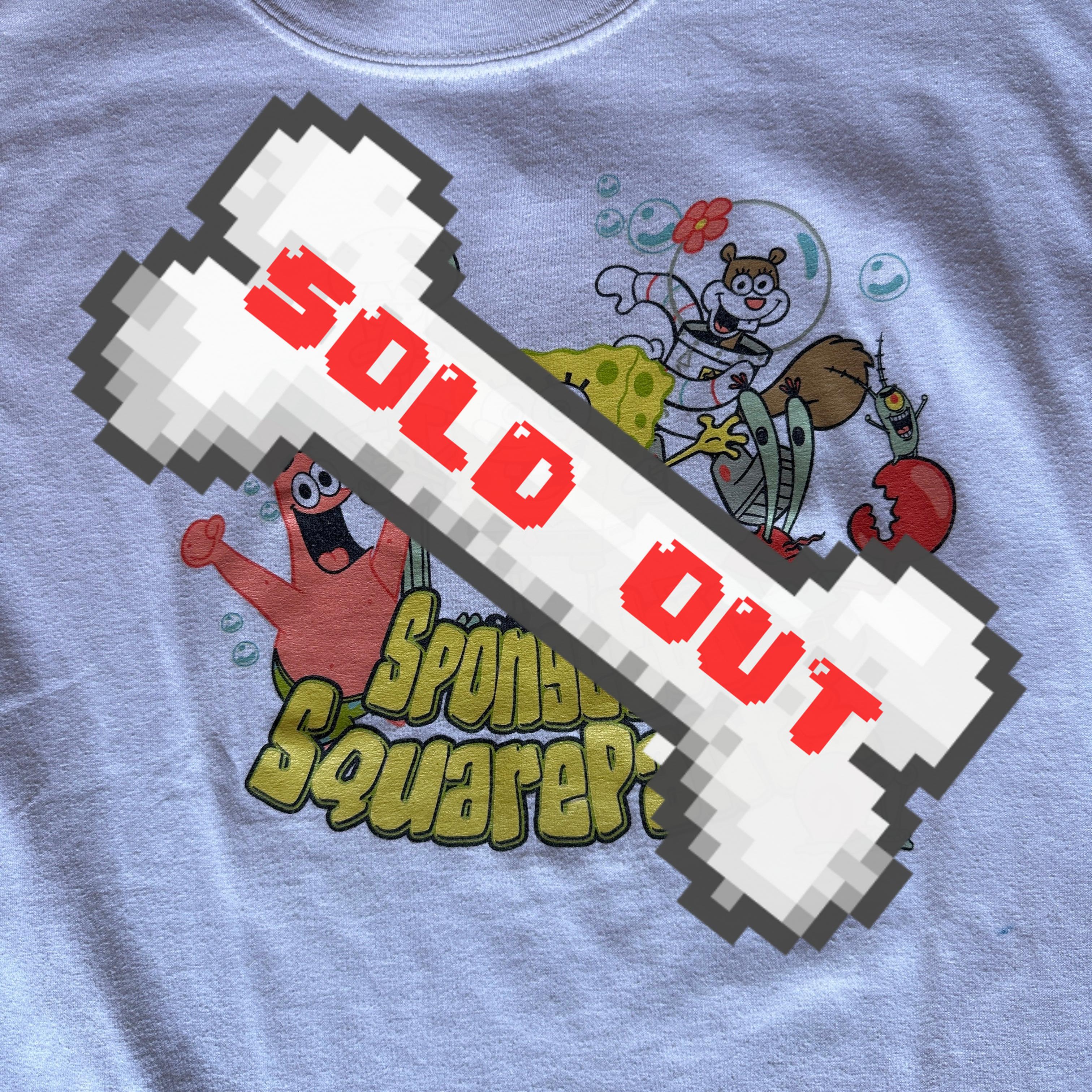 2000s White Spongebob Squarepants T-Shirt