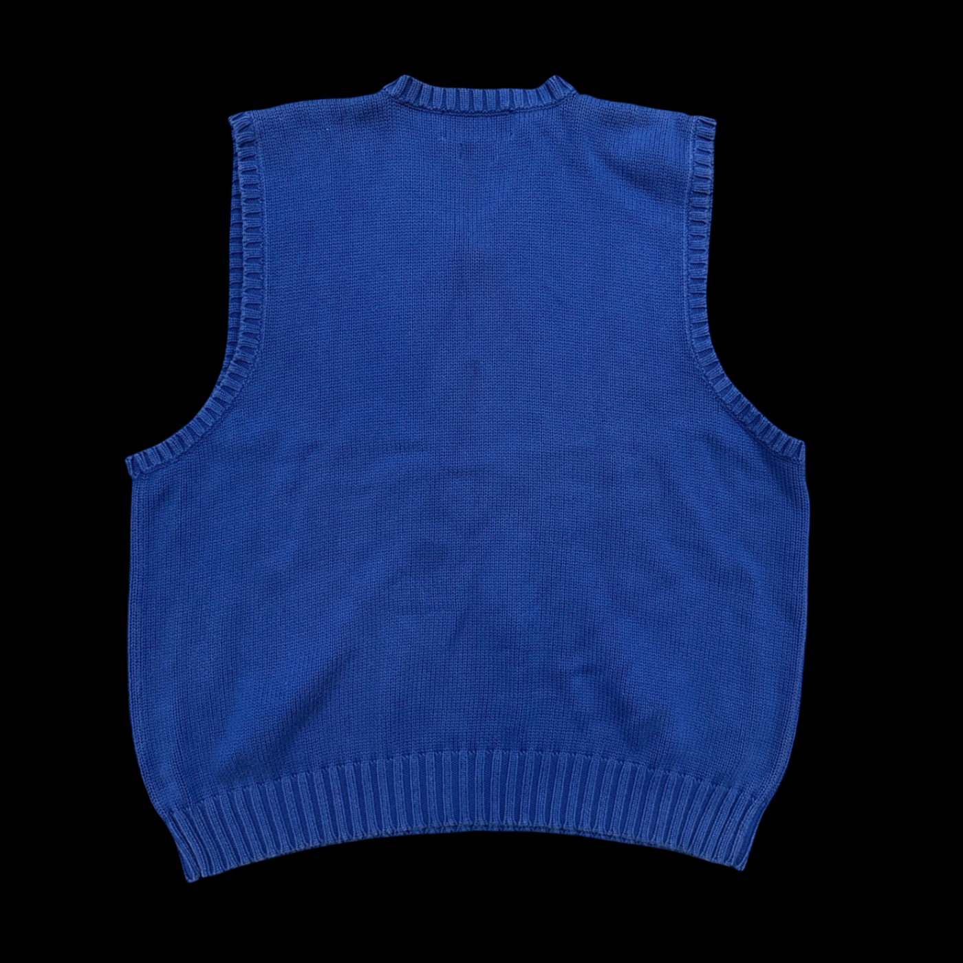 90s Polo Ralph Lauren Blue Knit Sweater Vest