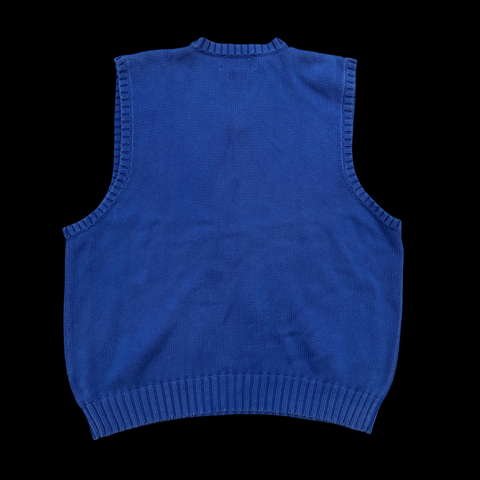 90s Polo Ralph Lauren Blue Knit Sweater Vest