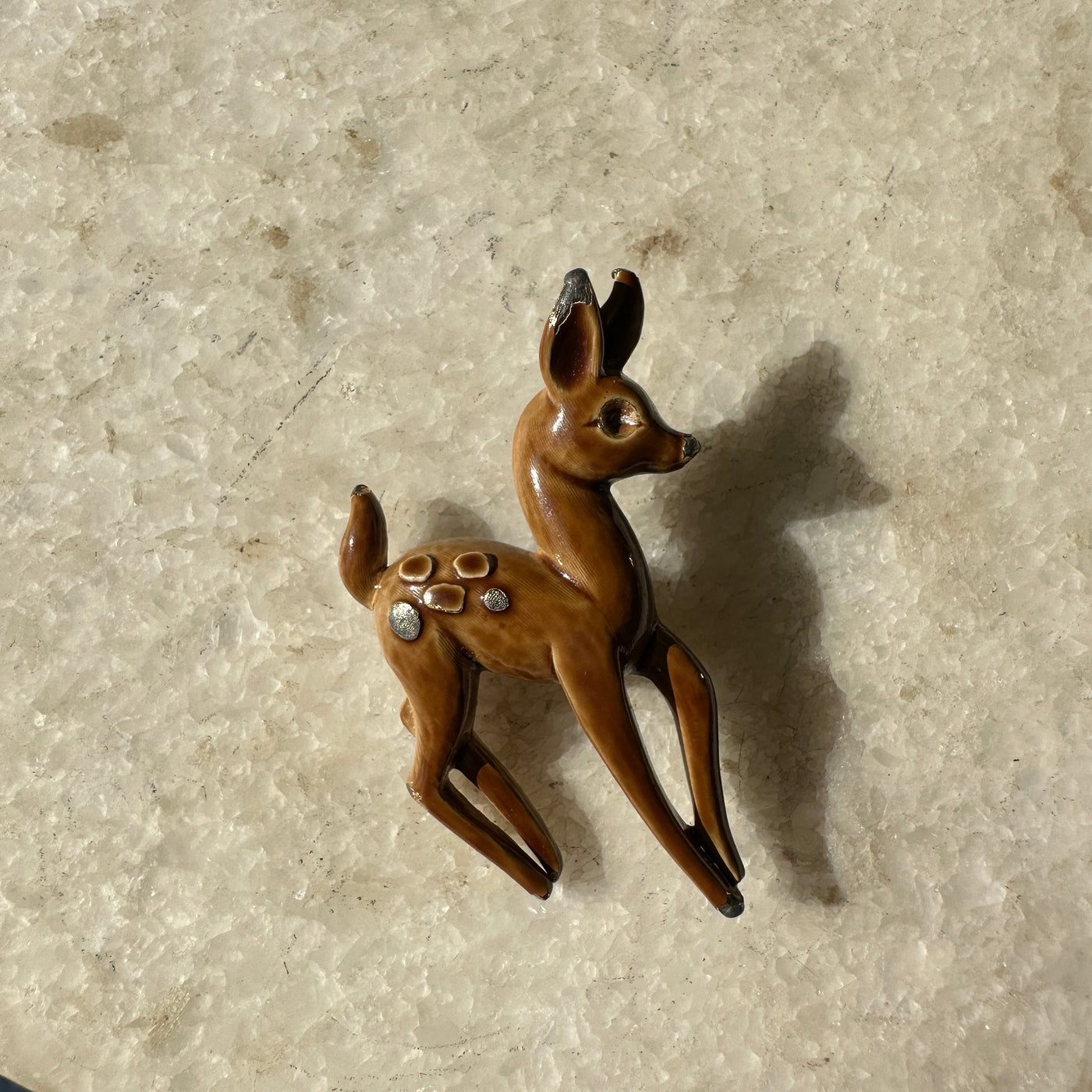 50s/60s Vintage Fawn Brooch