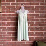 80s Pastel Green “Lorraine” Nightgown