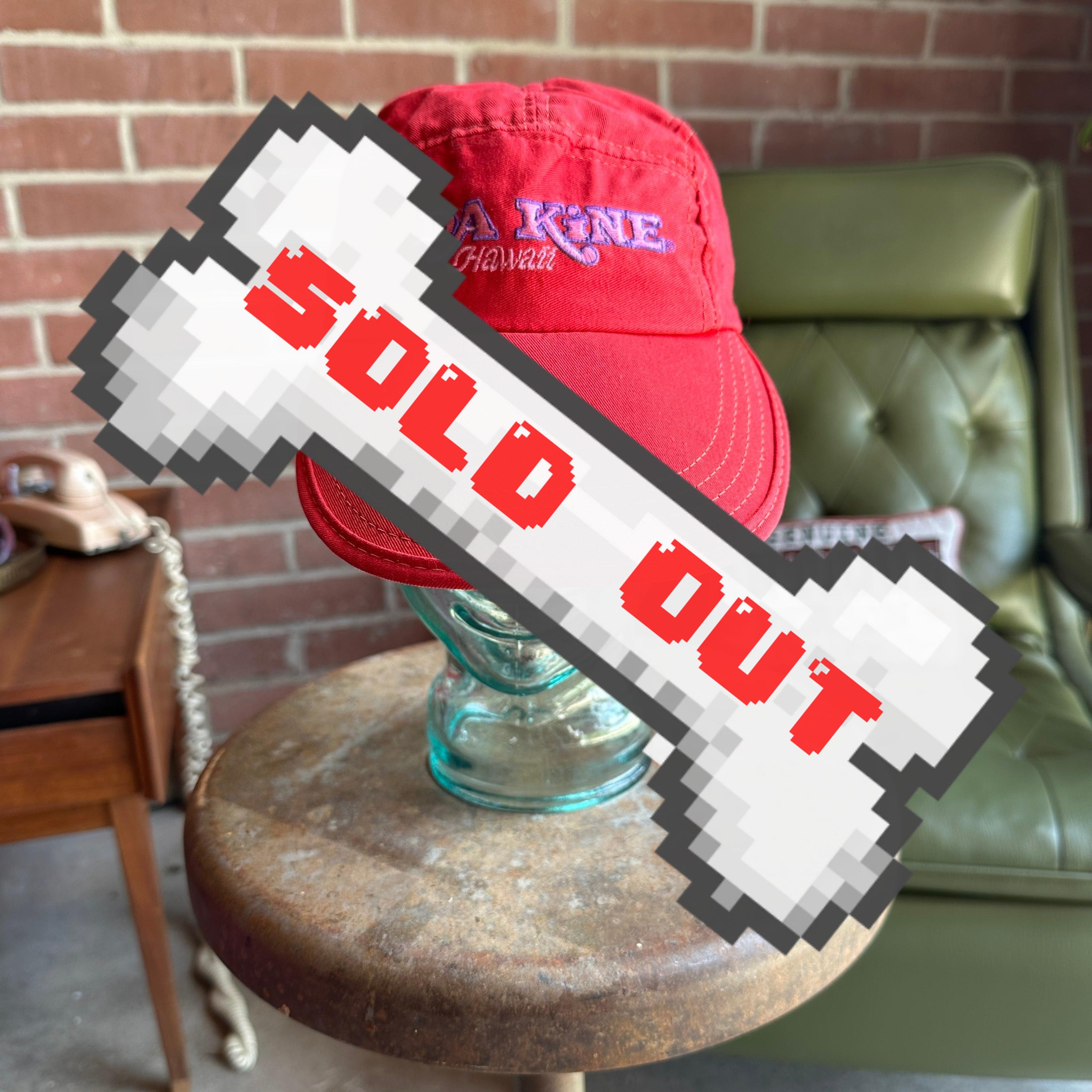 80s Vintage Red “Da Kine” Hawaii Five Panel Hat