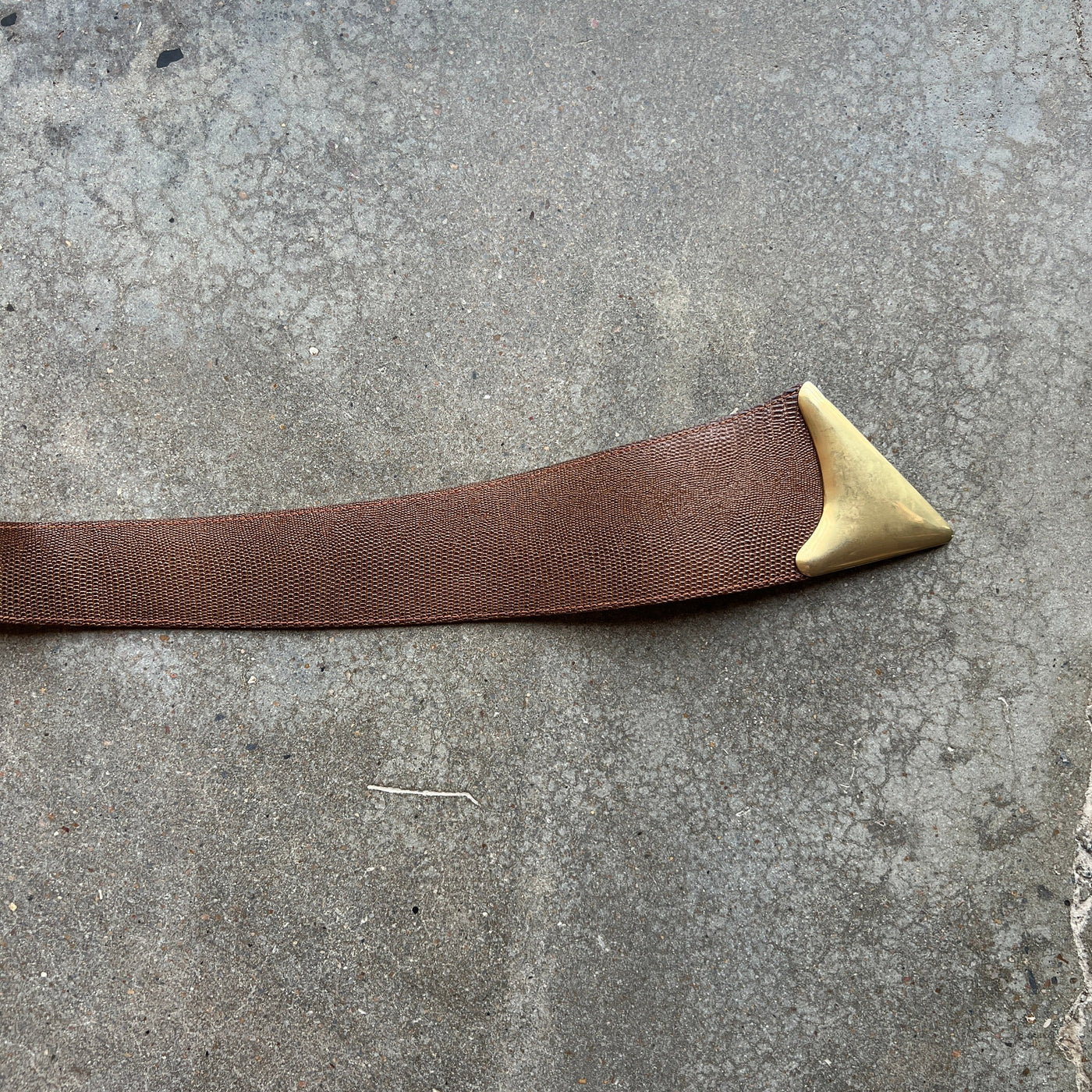 90s Leather Geometric belt