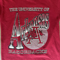 90s Red Arkansas Razorbacks T-Shirt