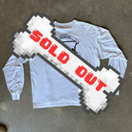 90s White Memphis Taekwondo University Long-Sleeve T-Shirt