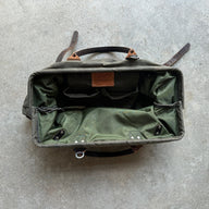 “Billykirk” Olive Green Waxed Vancvas Apothecary Bag
