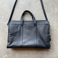 Black Leather “Wilson’s” Briefcase/Satchel