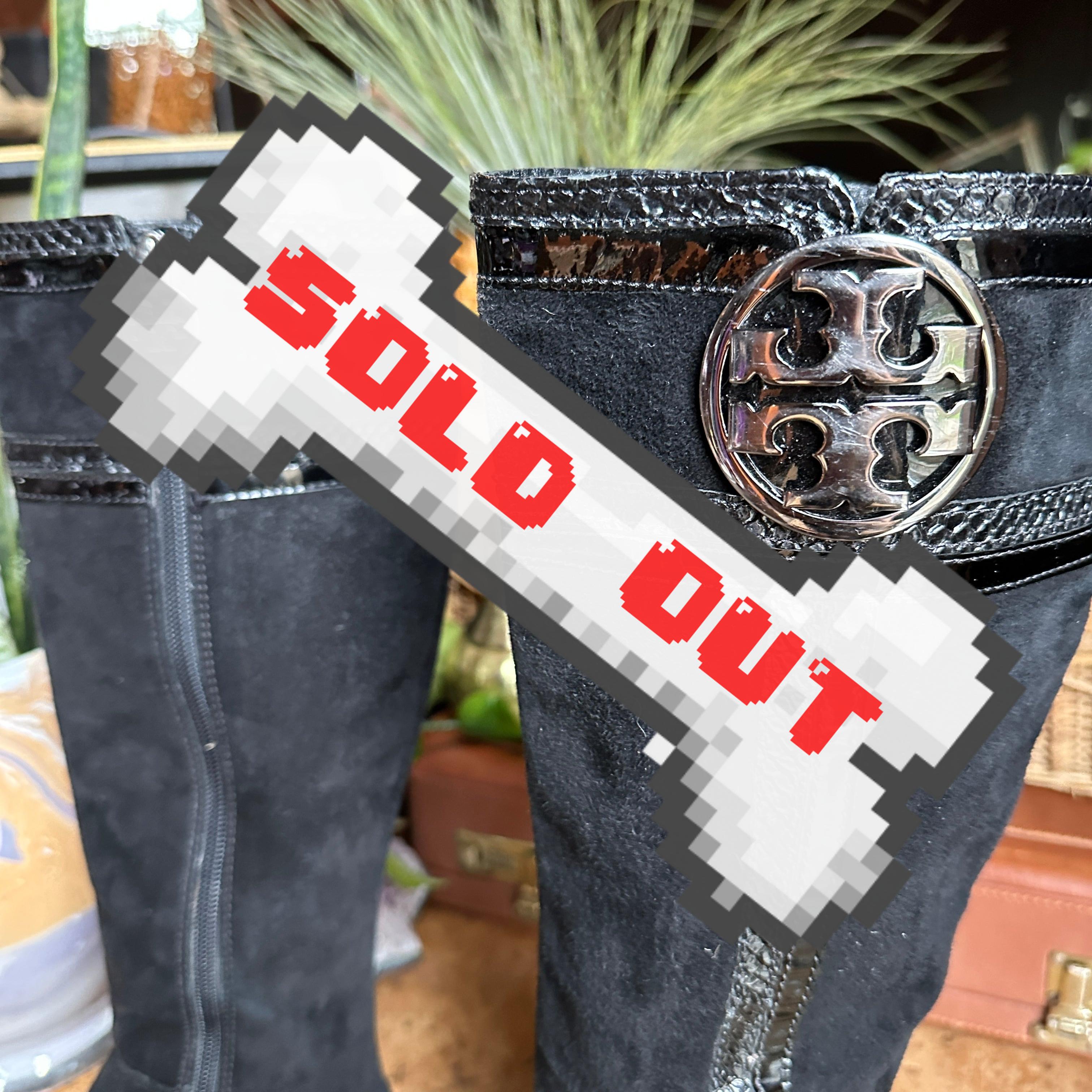 Black Suede Leather “Tory Burch” Boots