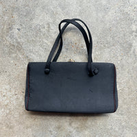 “Coblentz Original” Small Black Silk Clutch Bag