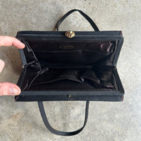 “Coblentz Original” Small Black Silk Clutch Bag