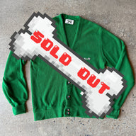Customized 1970s Green The Fox Sweater