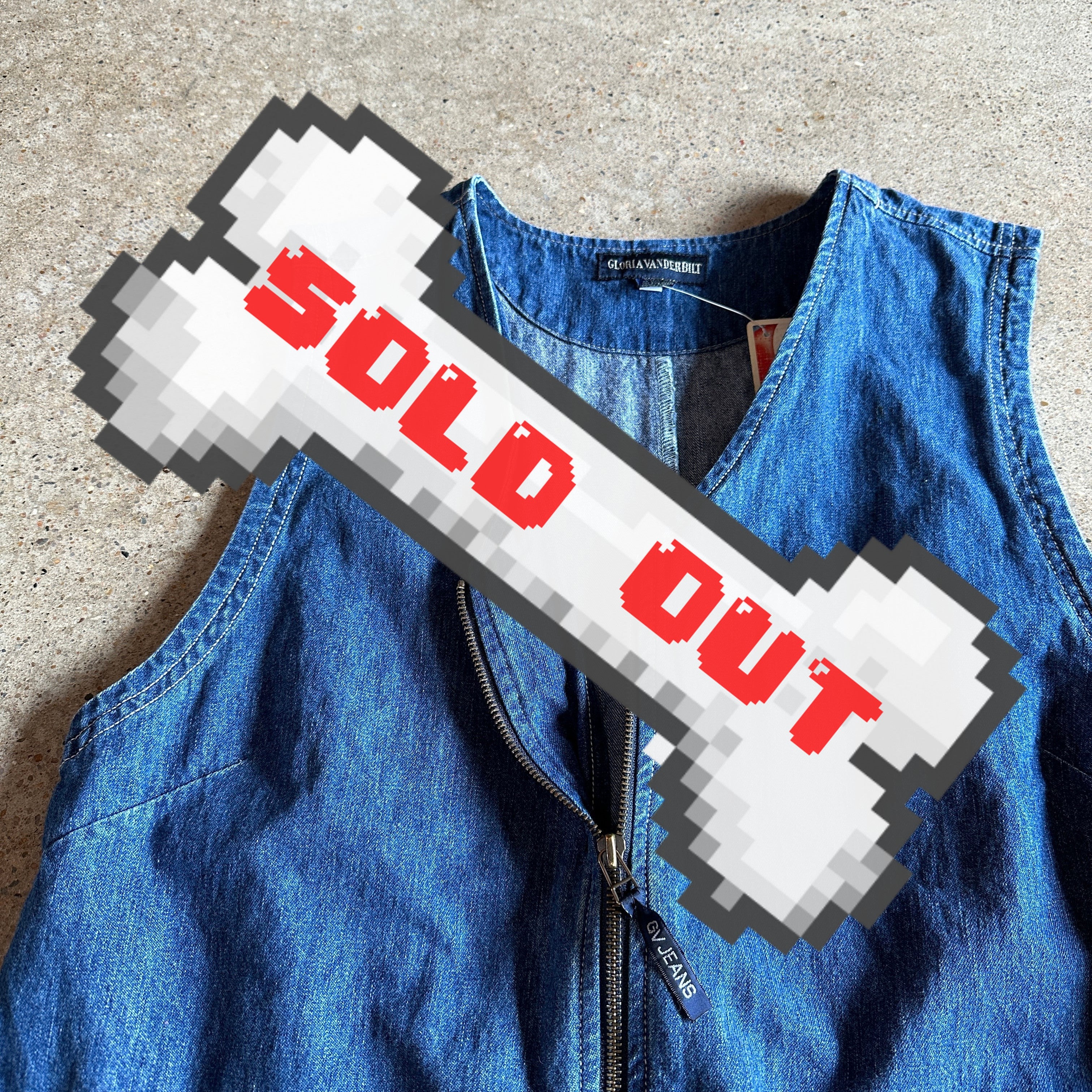 Denim Front Zip Dress