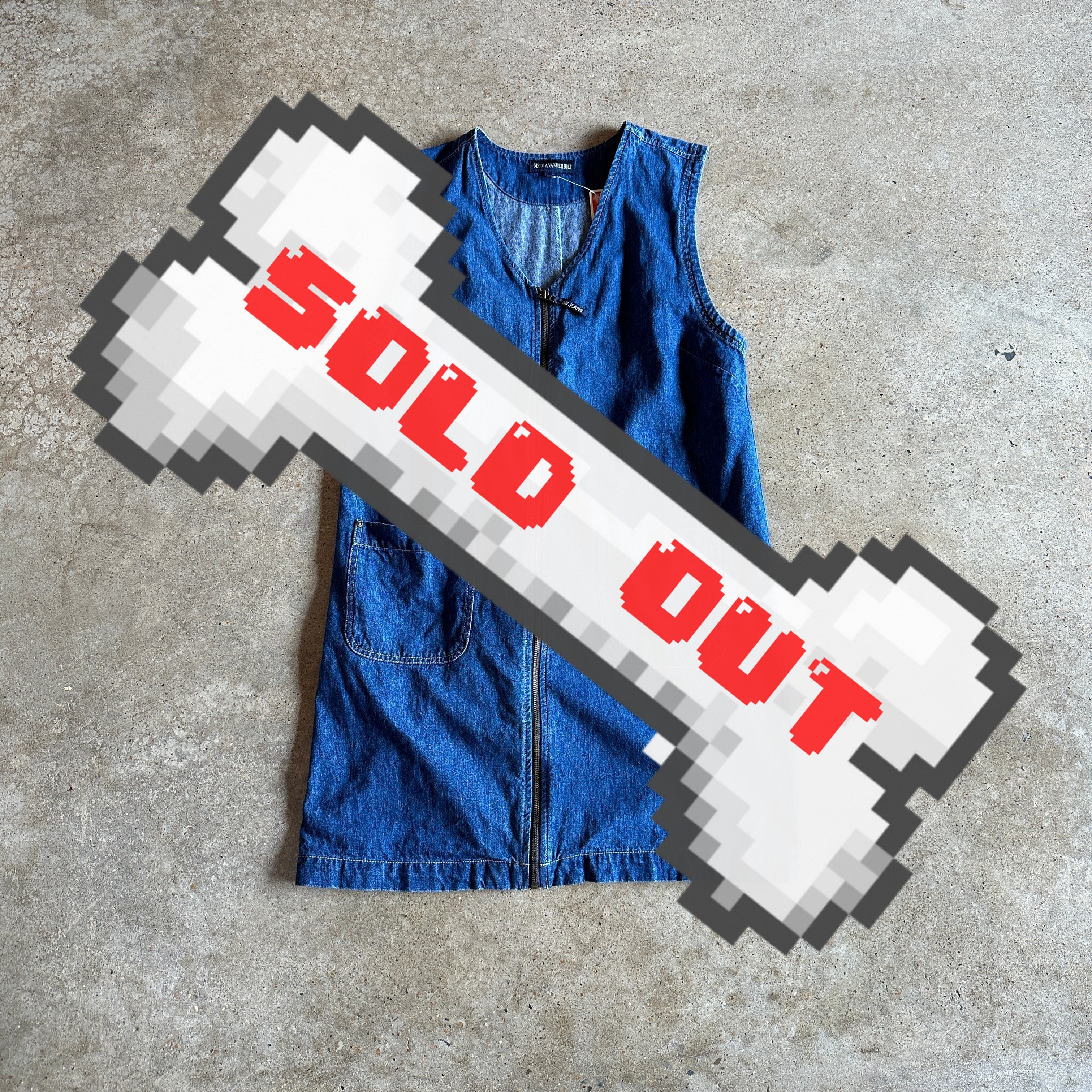 Denim Front Zip Dress