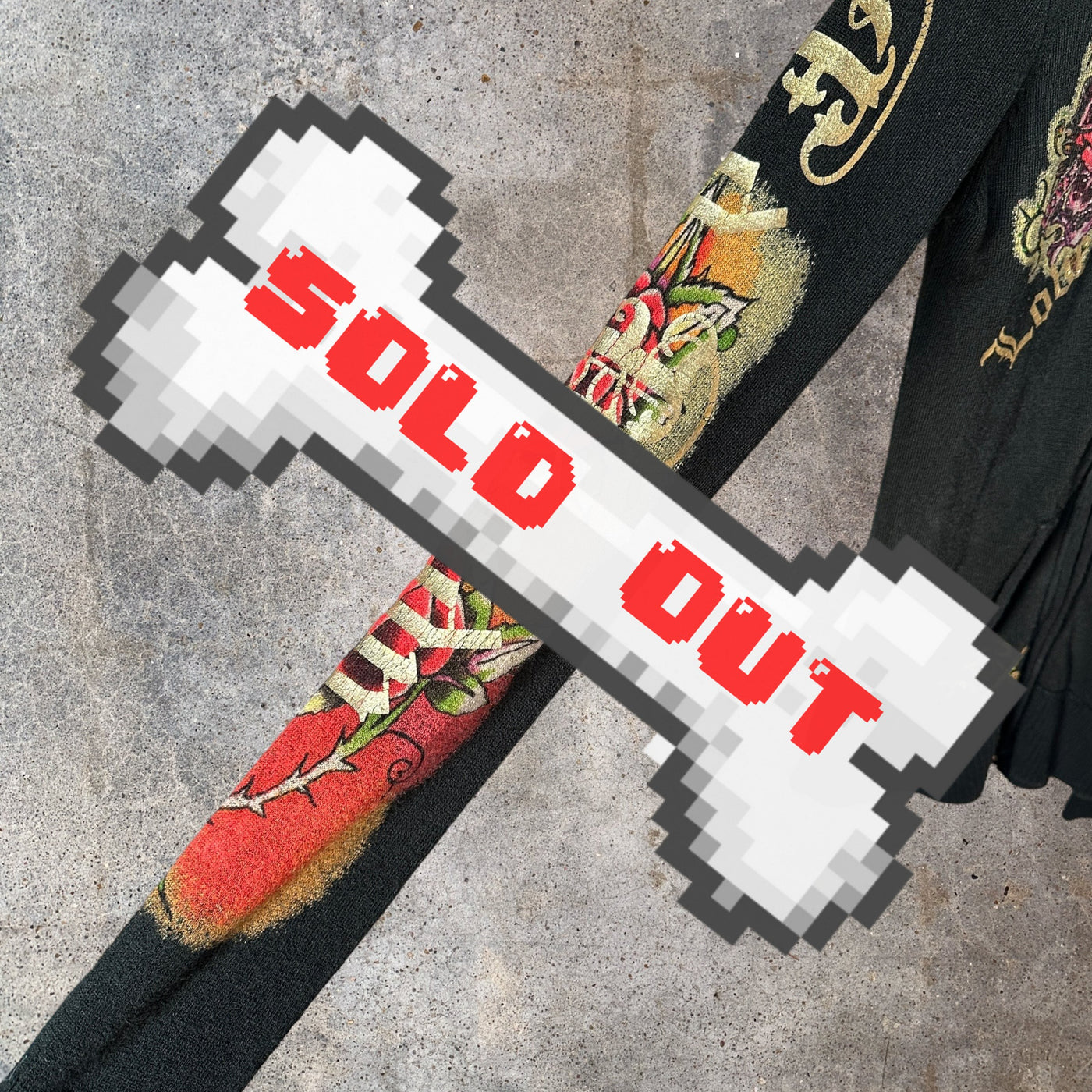 Ed Hardy "Love Kills Slowly" Double Zip Hoodie