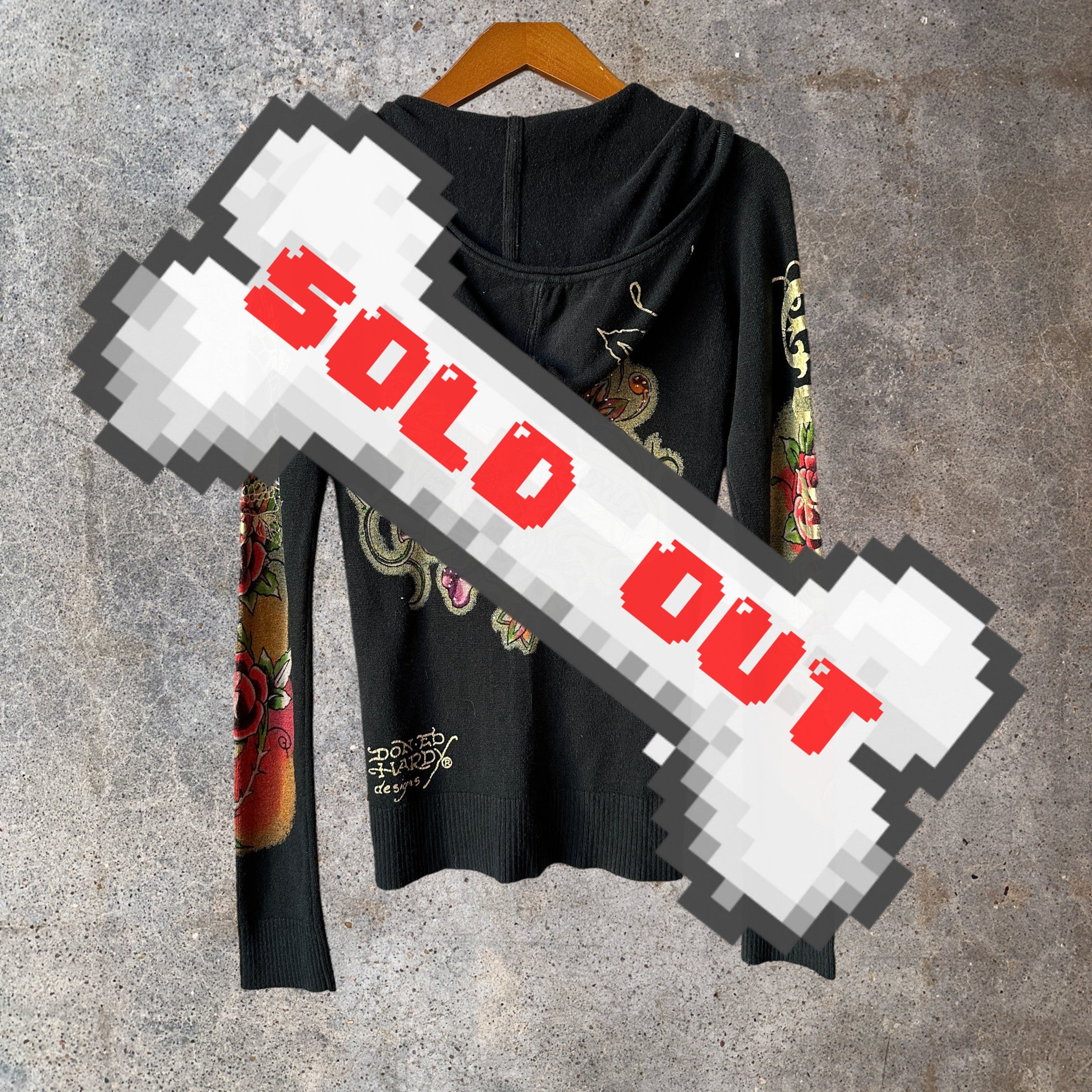 Ed Hardy "Love Kills Slowly" Double Zip Hoodie
