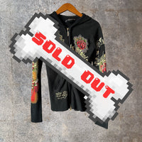 Ed Hardy "Love Kills Slowly" Double Zip Hoodie