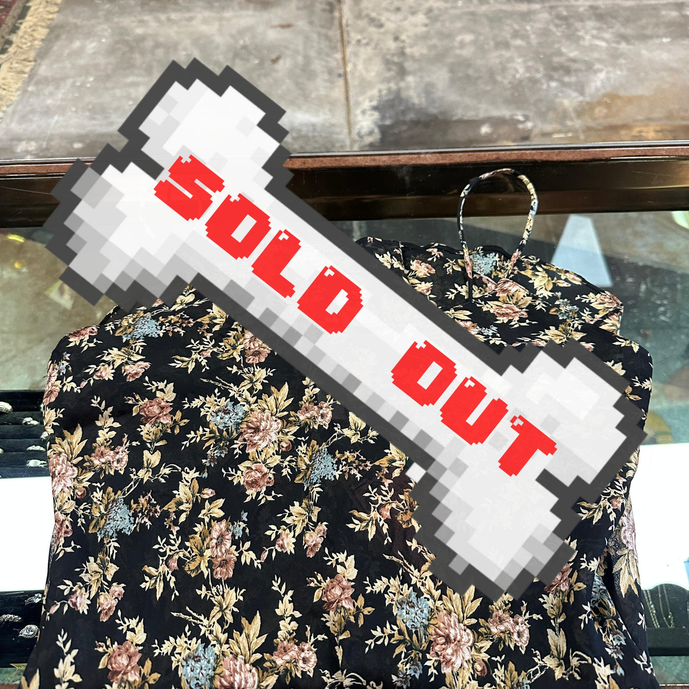 Floral slip dress waist-34"
