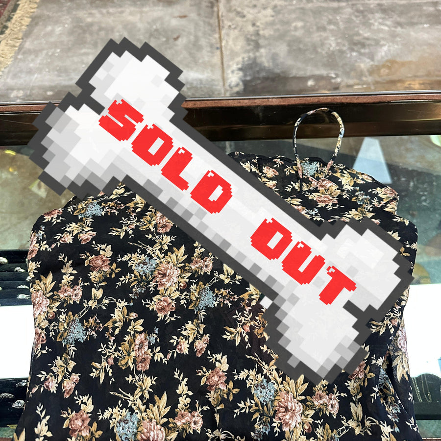 Floral slip dress waist-34"