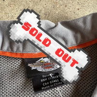 Harley Davidson grey and black work shirt