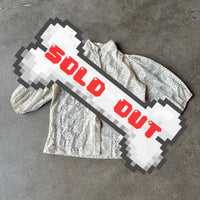 Lace button up