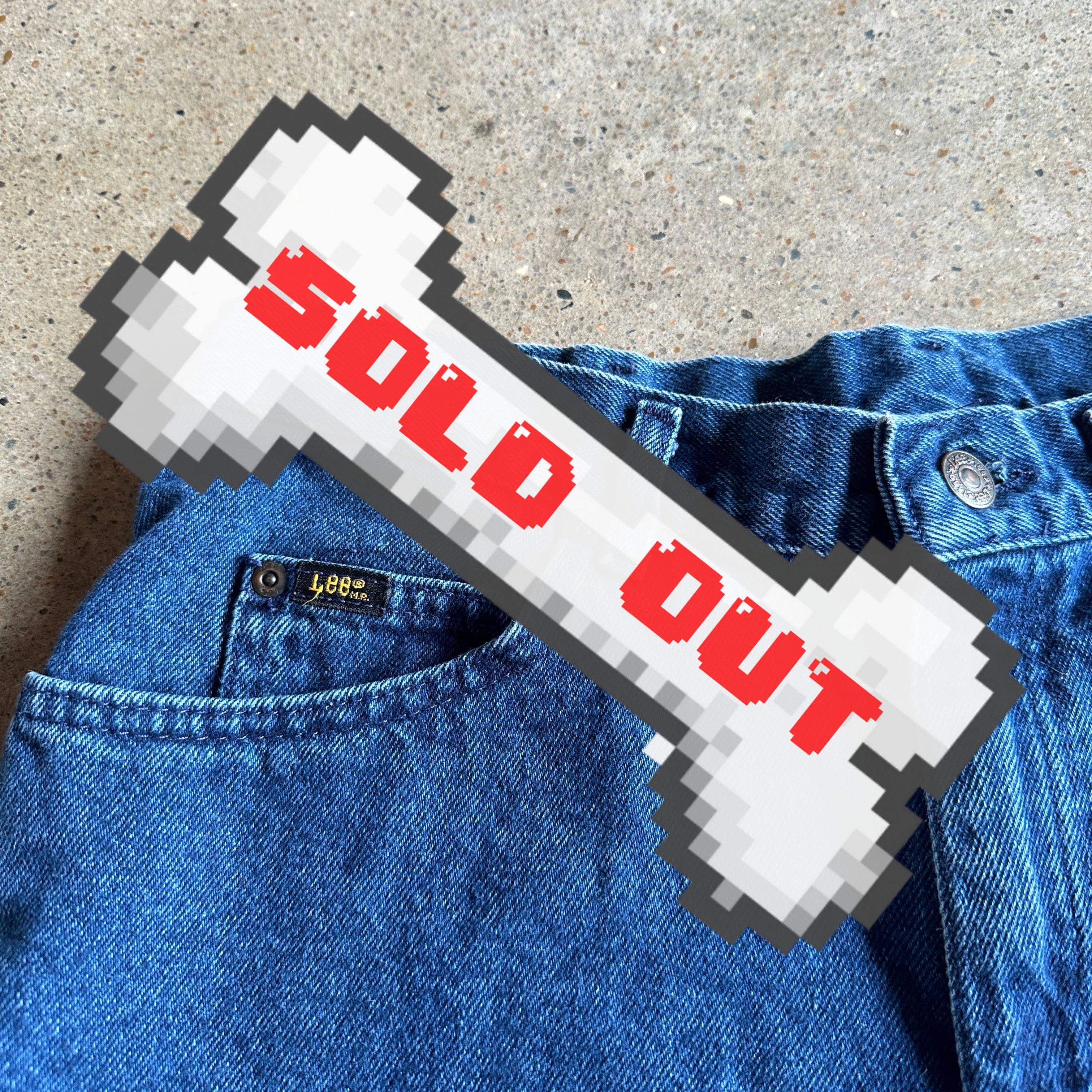 Lee dark blue denim shorts