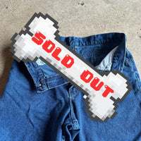 Lee dark blue denim shorts