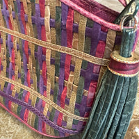 Sharif 1980s Multicolor Leather shoulder bag