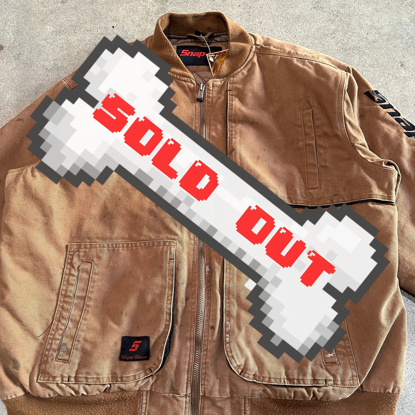 Snap-on Limited Edition zipper jacket