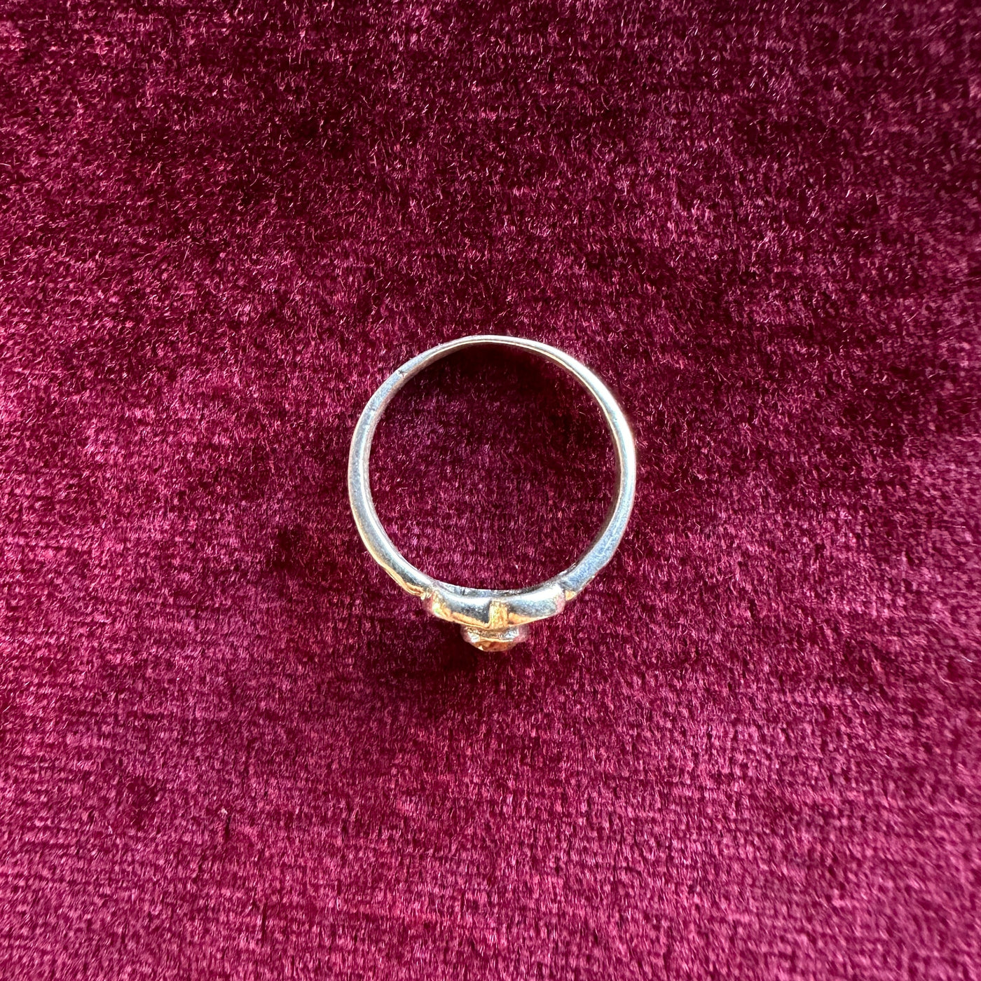 Sterling Silver and Citrine Heart Ring
