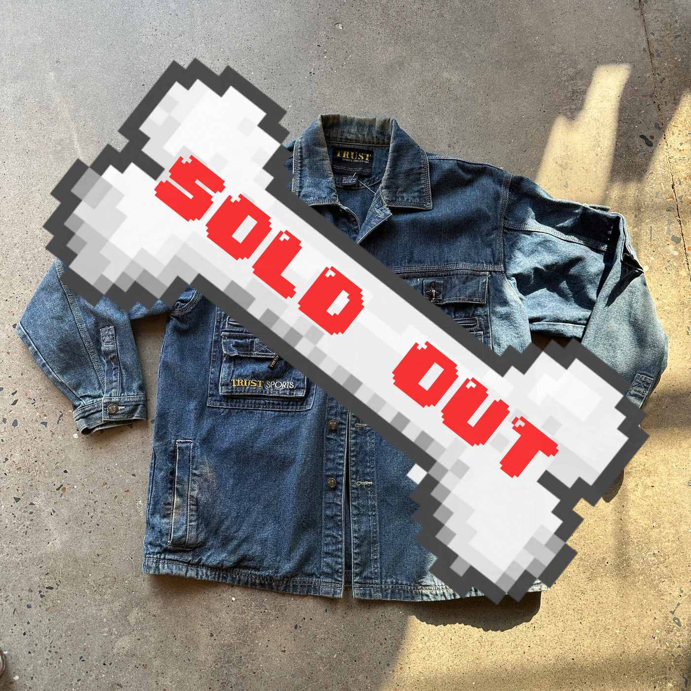 TRUST Denim Utility Jacket