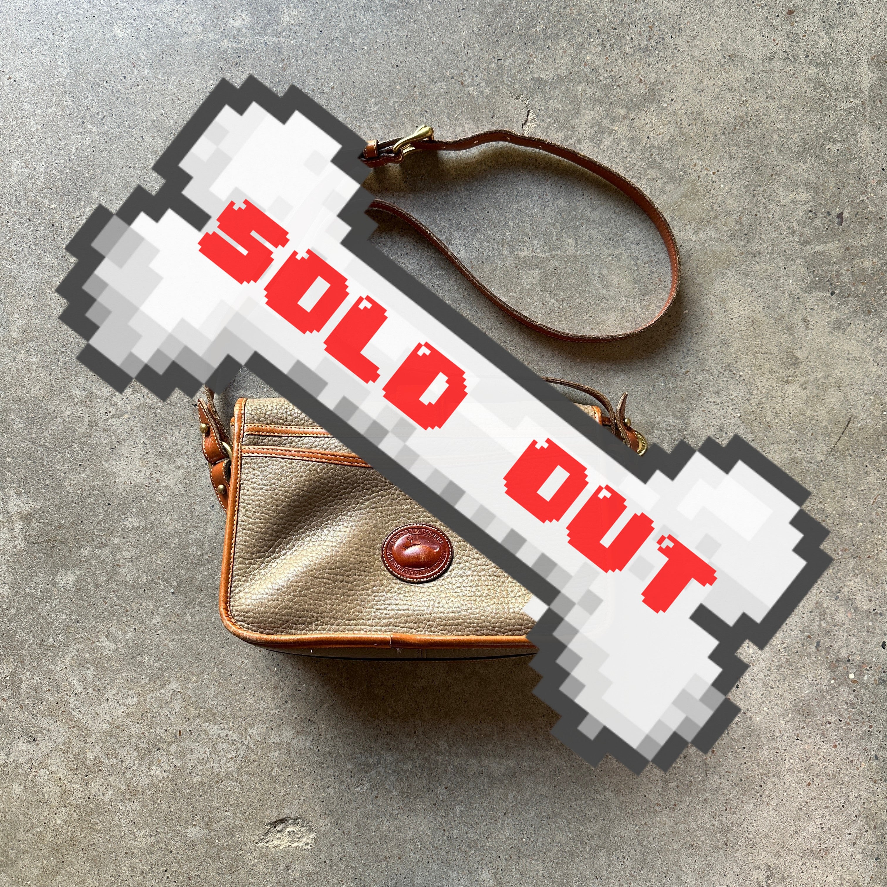 VTG Dooney & Bourke leather cross body