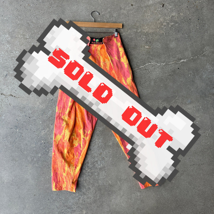 VTG Full Moon pants with velcro and elastic waist band