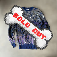VTG Kalaroo blue, grey, and purple sweater!