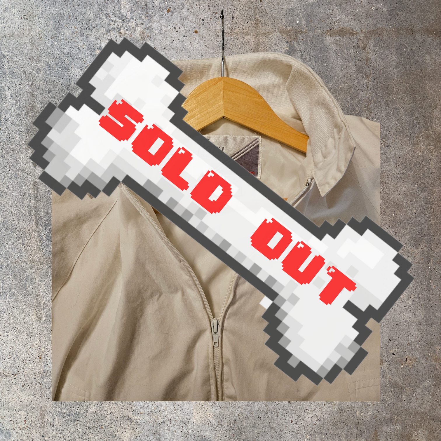 VTG white tennis jacket