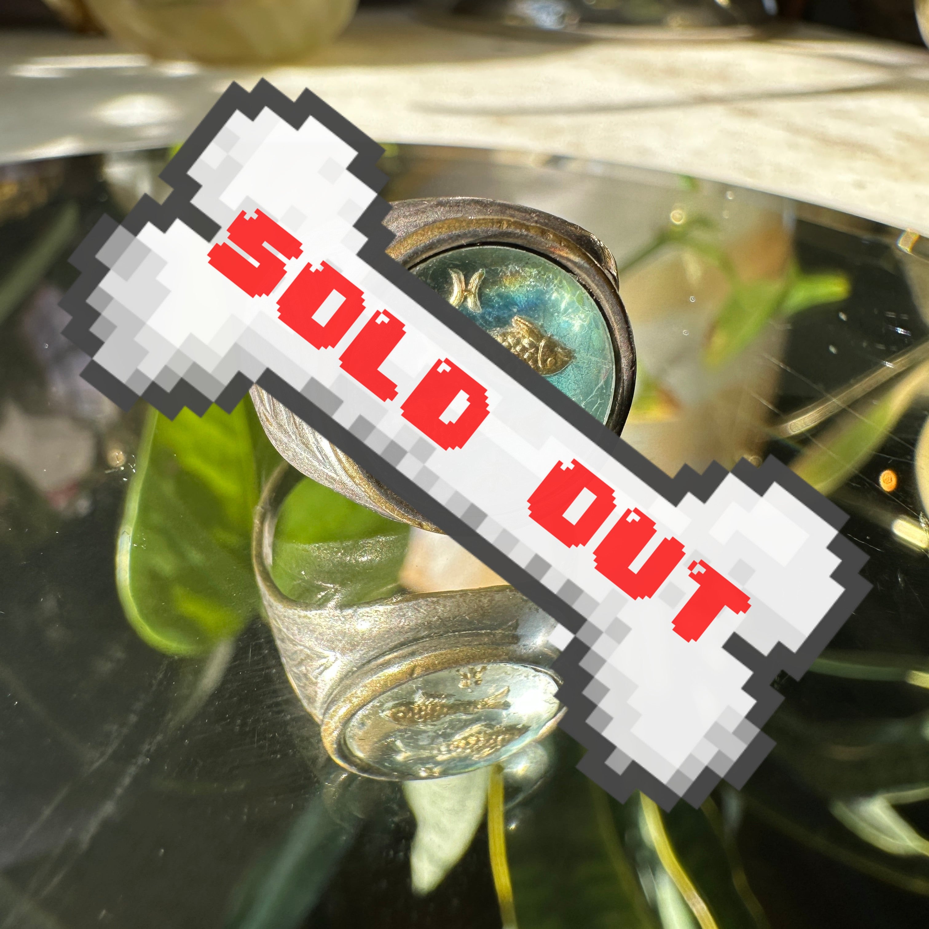 Vintage Adjustable Pisces Ring