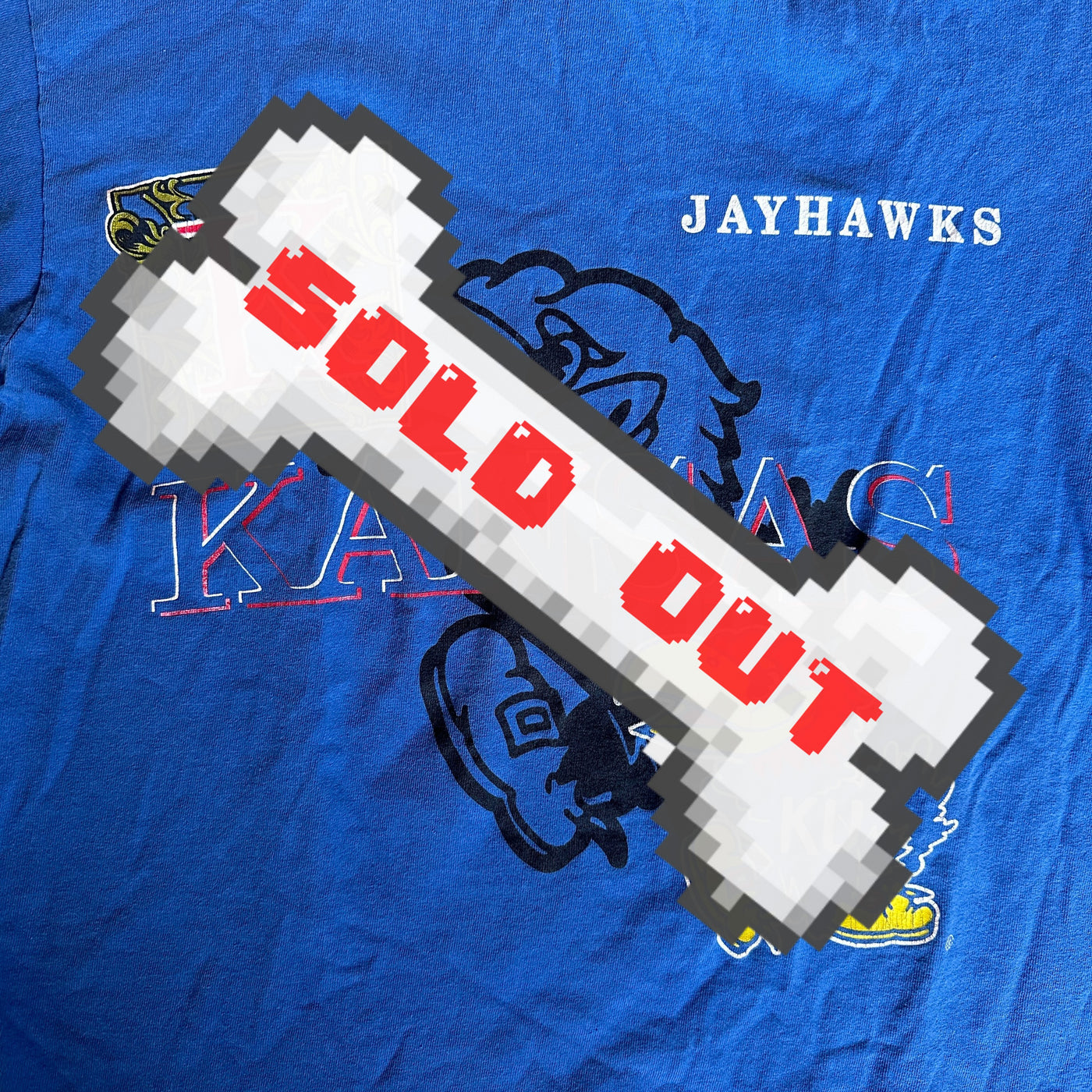 Vintage Blue Kansas Jayhawks T-Shirt