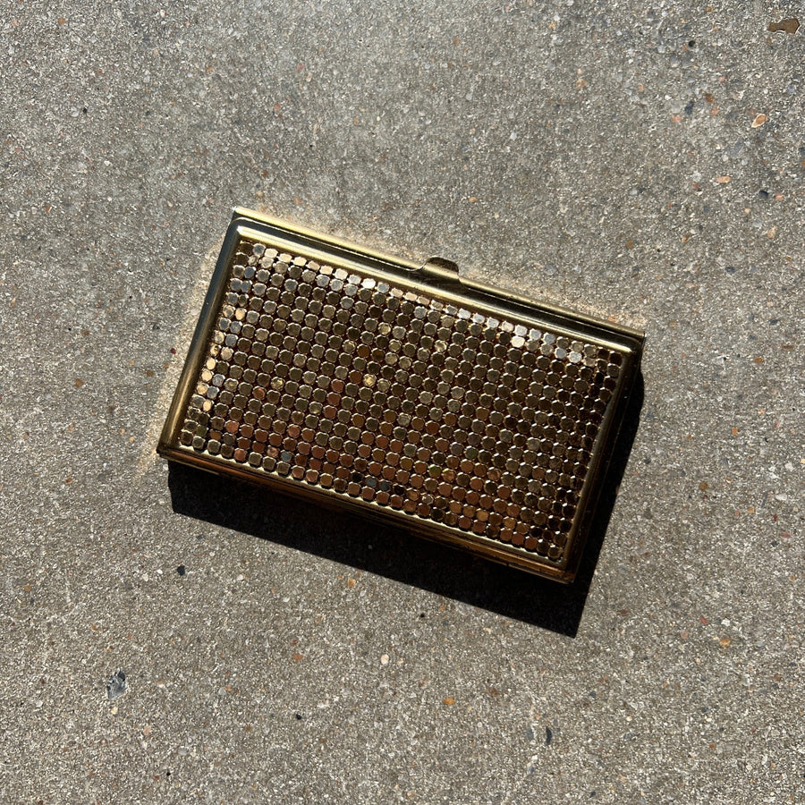 Vintage Brass Card Case