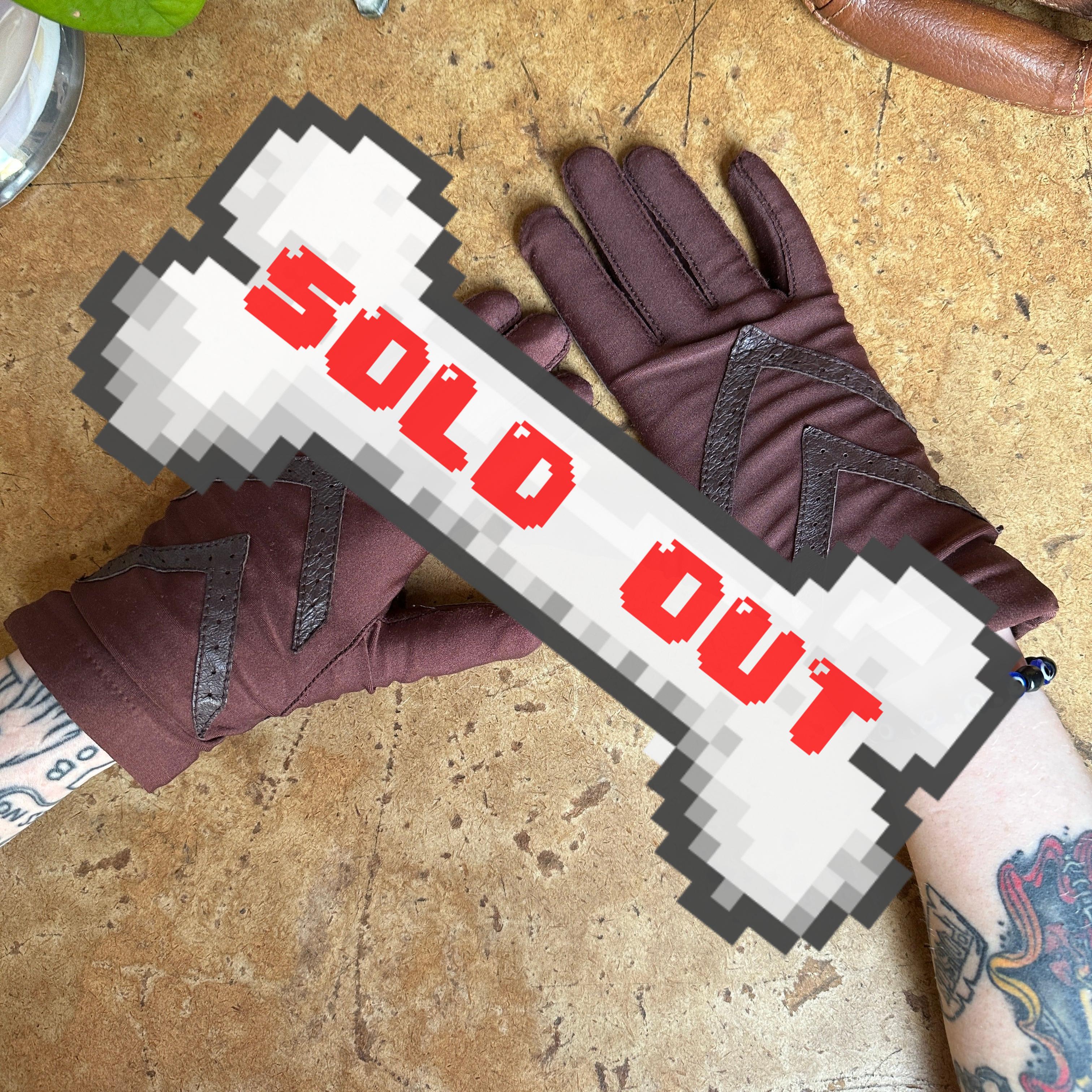 Vintage Chocolate Brown “isoToner by ARIS” Gloves