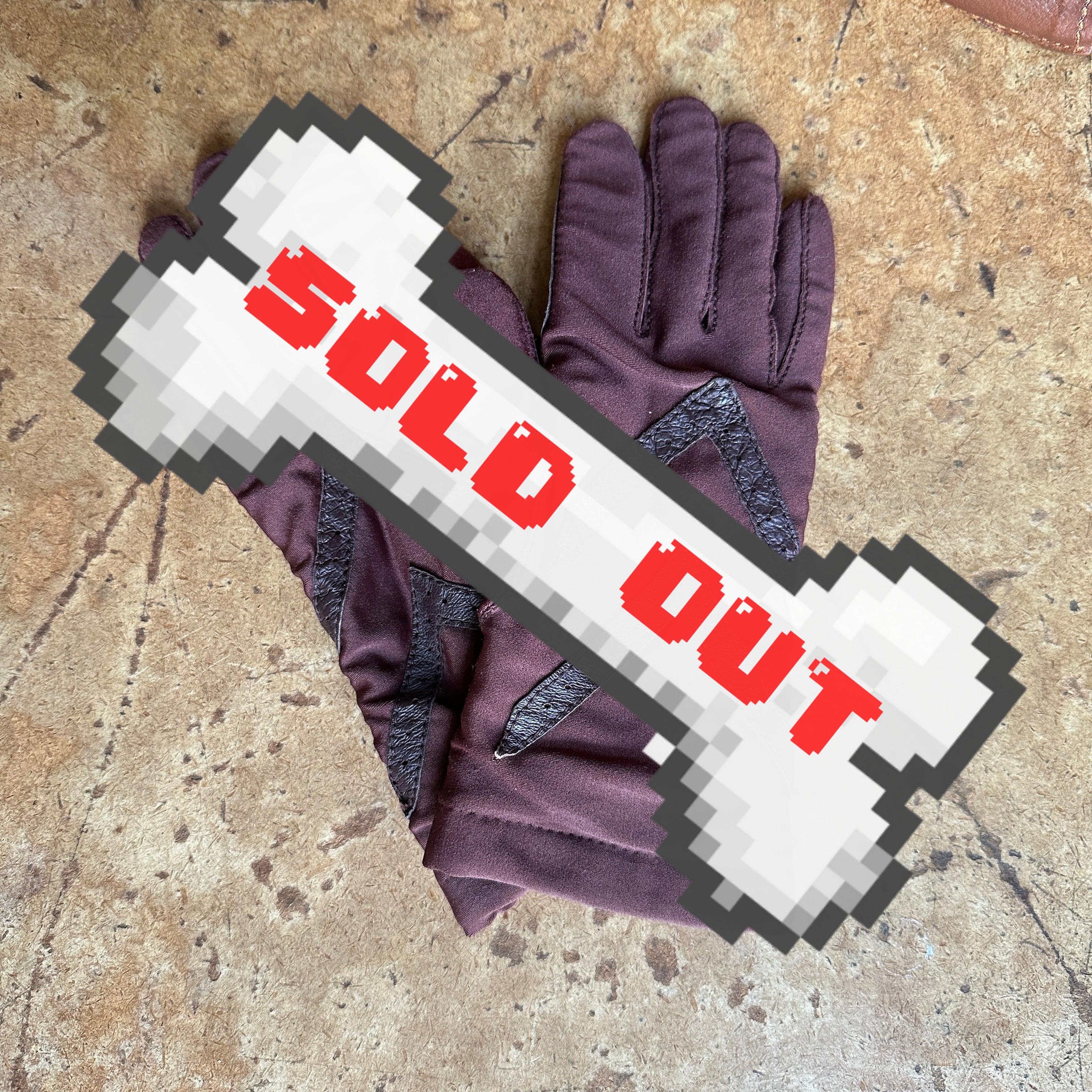 Vintage Chocolate Brown “isoToner by ARIS” Gloves