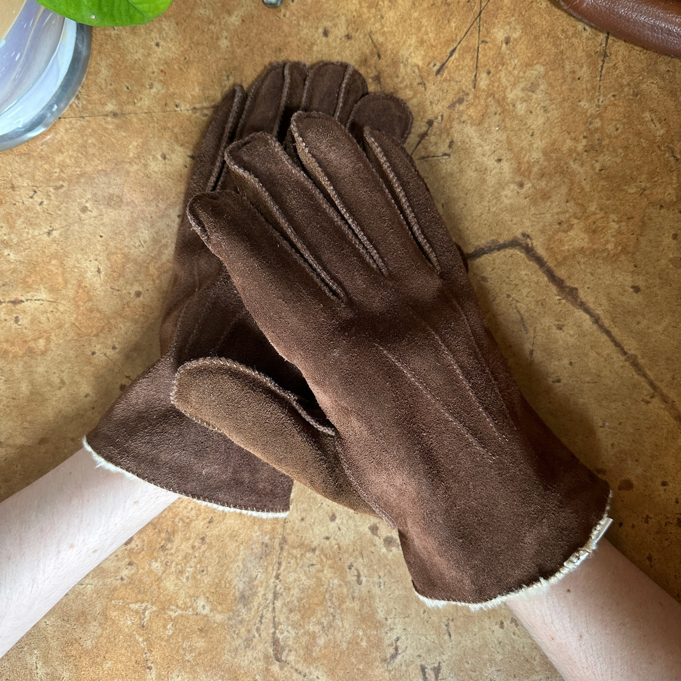 Vintage Genuine Leather “Avon” Gloves