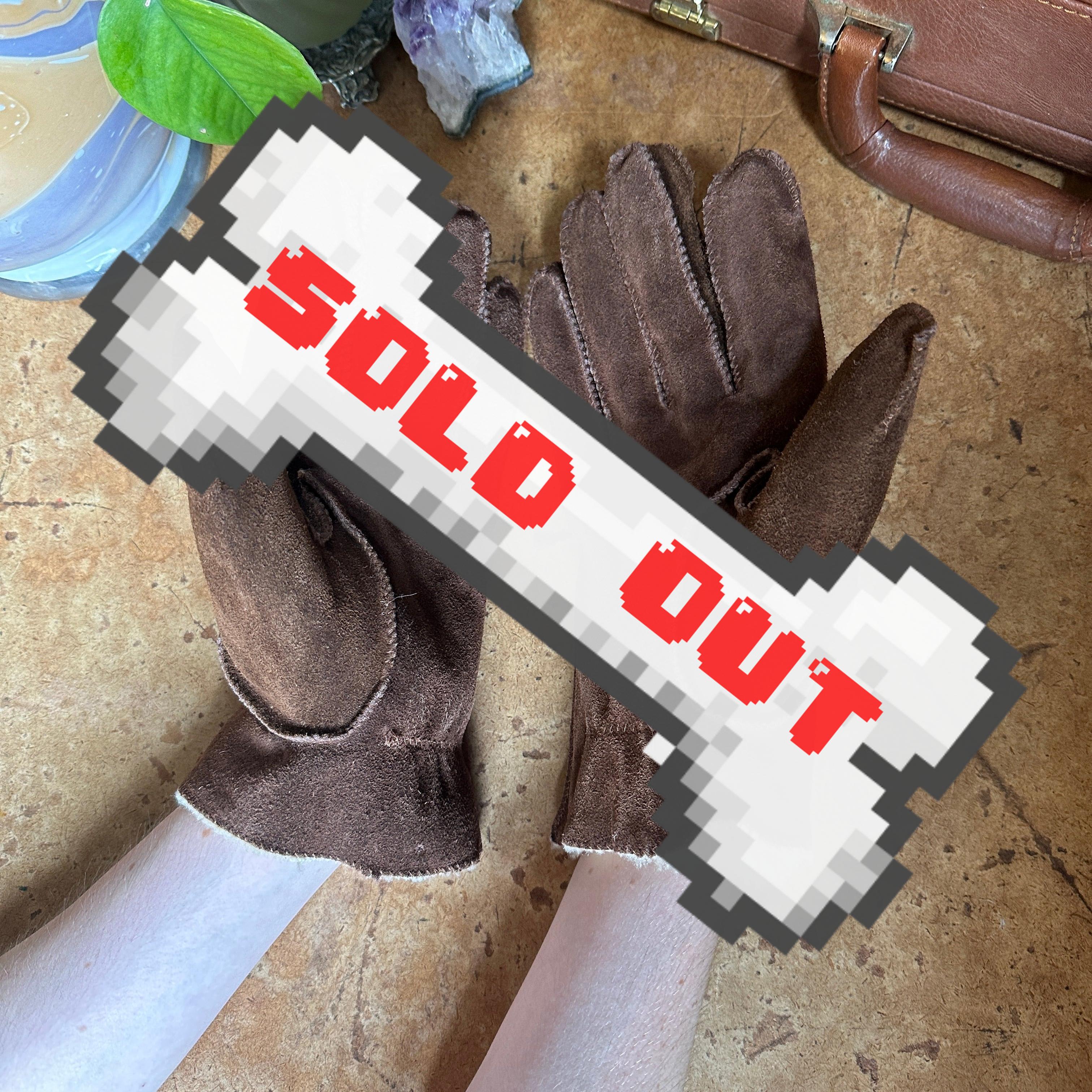 Vintage Genuine Leather “Avon” Gloves