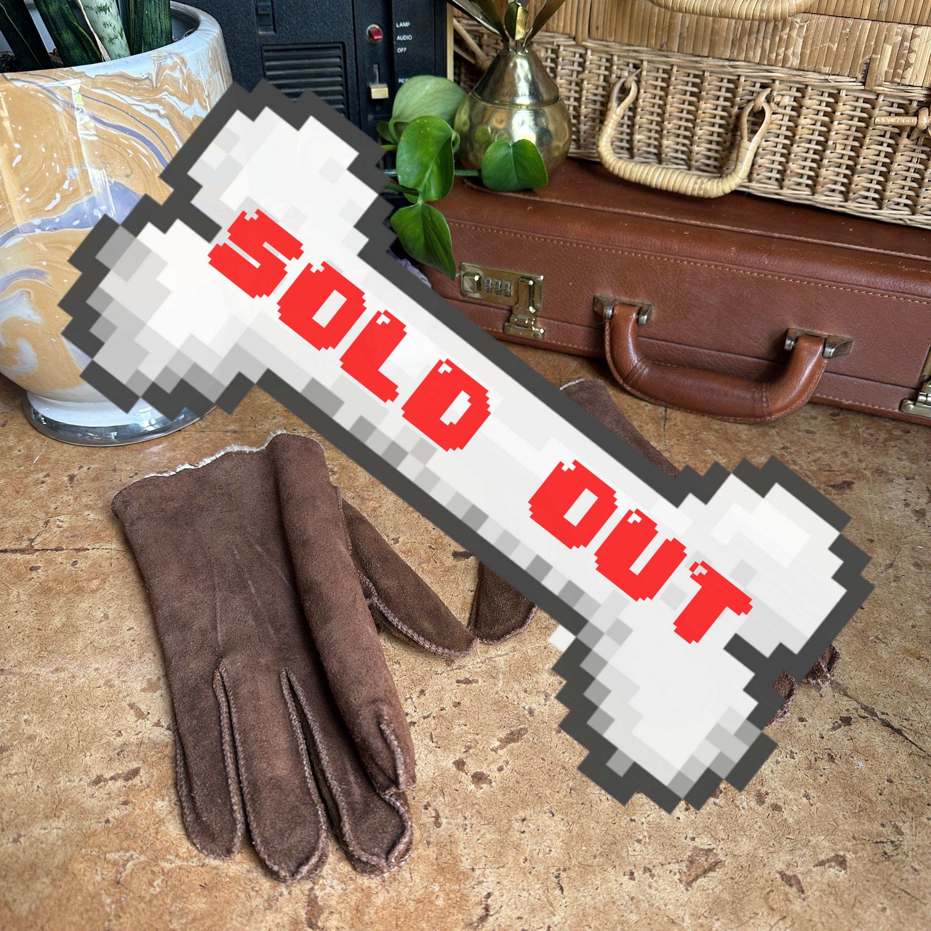 Vintage Genuine Leather “Avon” Gloves