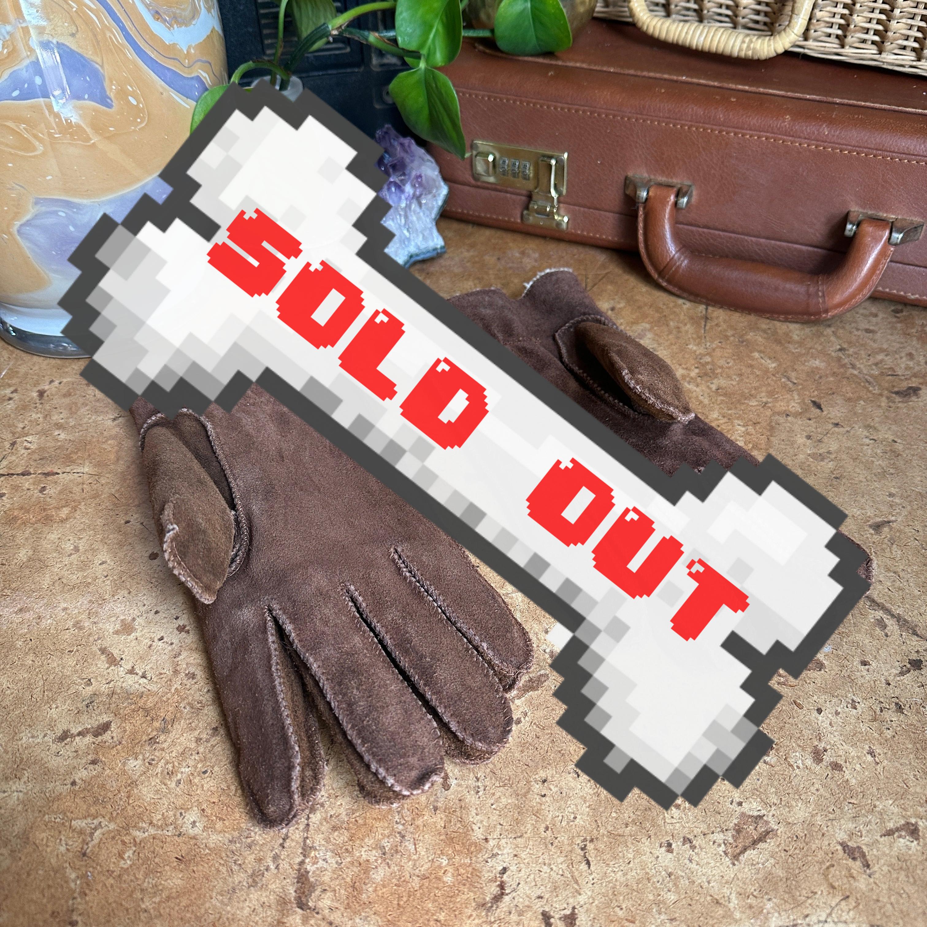 Vintage Genuine Leather “Avon” Gloves