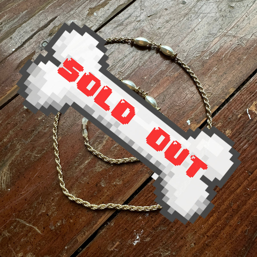Vintage Gold-Tone Glasses Chain