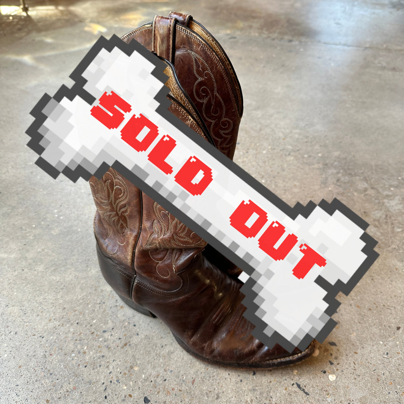 Vintage Justin Leather Cowboy Boots!