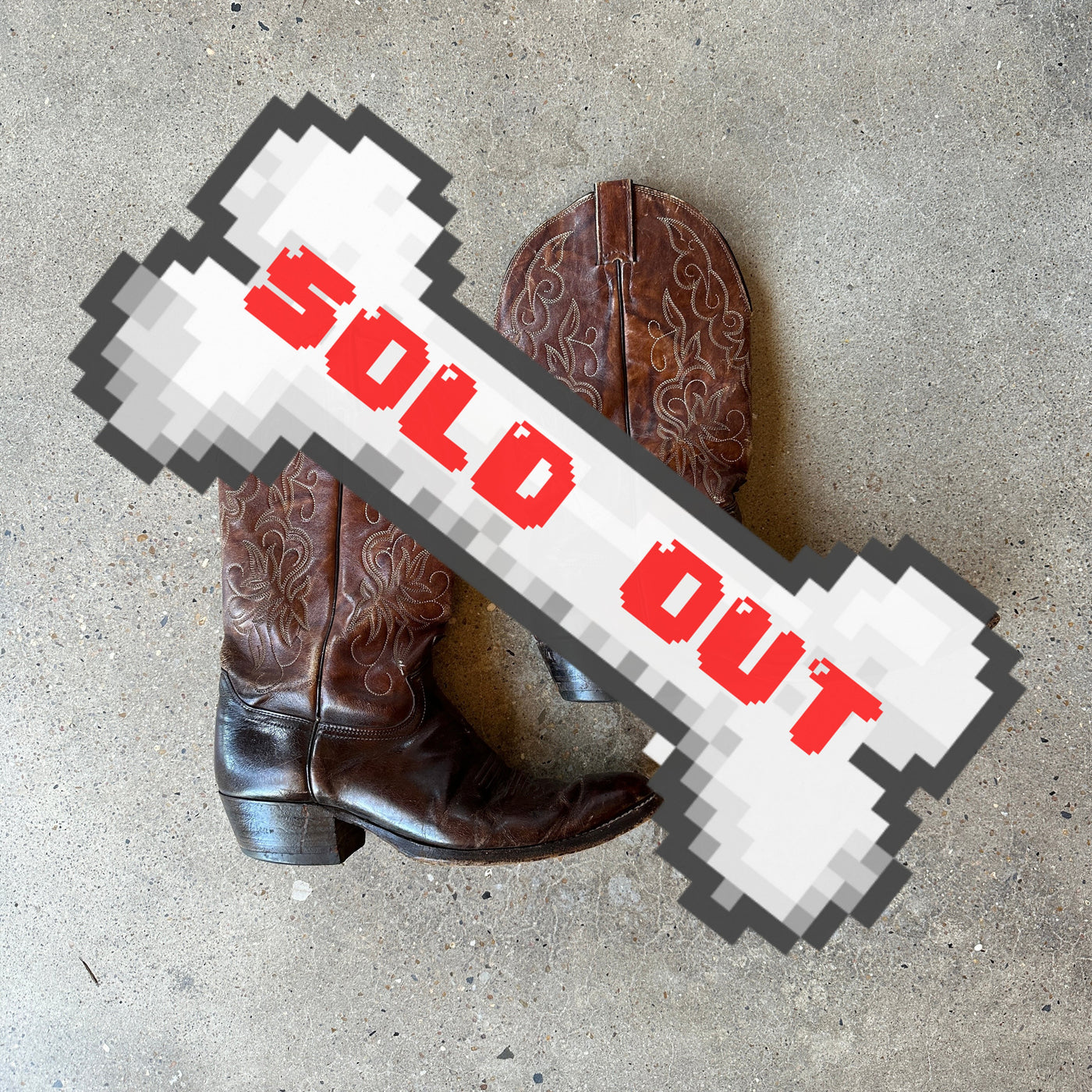 Vintage Justin Leather Cowboy Boots!