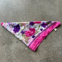 Vintage Pink Floral Scarf